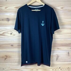 Kraken Seattle T Shirt Mens Extra Large NHL Repreve Navy Blue Basic Logo Tee